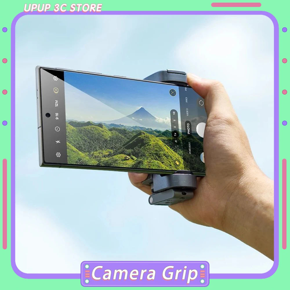 TELESIN Phone Camera Selfie Grip Handle Holder Bluetooth-Compatible Remote Control Adapter Grip Selfie Phone Stand Device Custom
