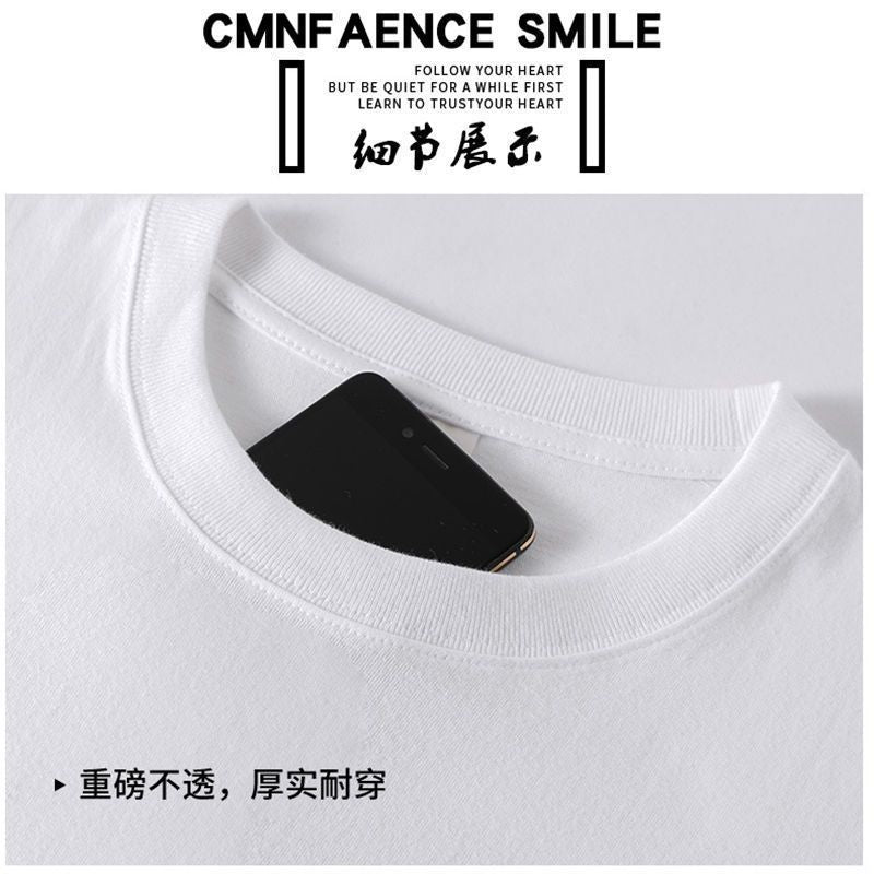 American Retro Vintage Cartoon Mickey Pizza Print T-Shirt Loose Pure Cotton White Short Sleeve Top for Women Summer