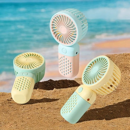 New Cartoon Cute Mini USB Handheld Charging Fan - Portable Pocket-Sized for Home, Outdoor, Office & Student Dorm Use