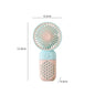 New Cartoon Cute Mini USB Handheld Charging Fan - Portable Pocket-Sized for Home, Outdoor, Office & Student Dorm Use
