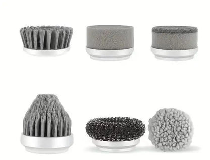 Xiaomi 6-in-1 Electric Cleaning Brush Home Appliances Wireless Electric Floor Scrubber Replaceable Brush Head Bathroom Kitchen