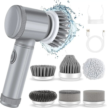 Xiaomi 6-in-1 Electric Cleaning Brush Home Appliances Wireless Electric Floor Scrubber Replaceable Brush Head Bathroom Kitchen